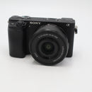 Sony Alpha a6400 Mirrorless Digital Camera with 16-50mm Lens *USED*