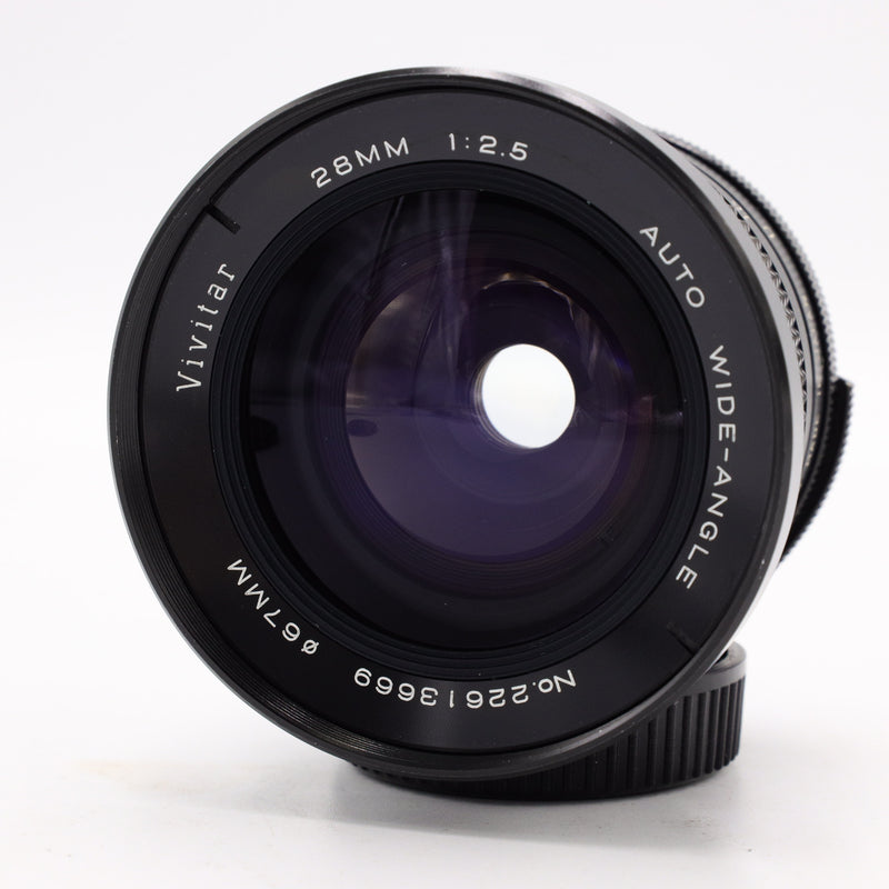 Vivitar Auto Wide Angle 28mm/2.5 M42マウント Vivitar Auto 28mm f/2.5 Wide-Angle Lens for M42 Mount *USED*