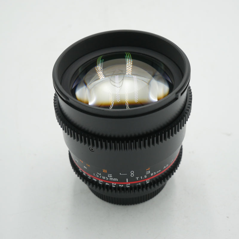 Rokinon Cine 85mm T1.5 AS IF UMC Manual Lens for Canon EF-Mount *USED*