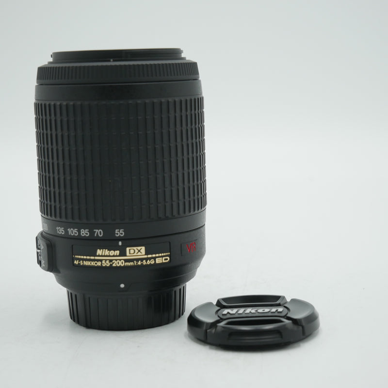 Nikon AF-S DX VR Zoom-NIKKOR 55-200mm f/4-5.6G IF-ED Lens *USED*