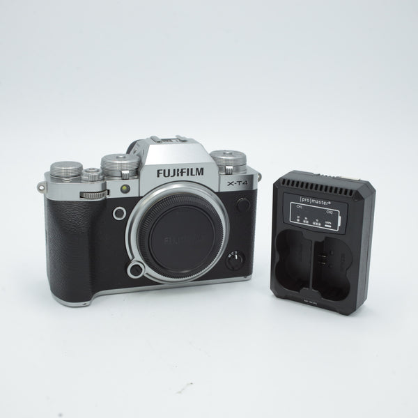 FUJIFILM X-T4 Mirrorless Camera (Silver) *USED*