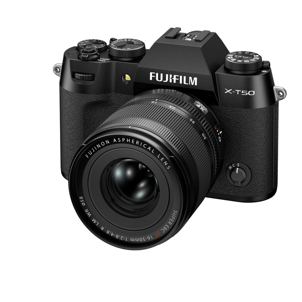 FUJIFILM X-T50 Mirrorless Camera with XF 16-50mm f/2.8-4.8 Lens (Black