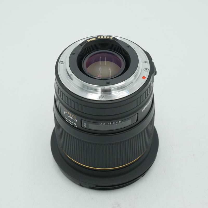 Sigma 20mm f/1.8 EX Aspherical DG DF RF Lens for CANON *USED*