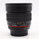 Rokinon 85mm f/1.4 AS IF UMC Lens for Nikon F *USED*