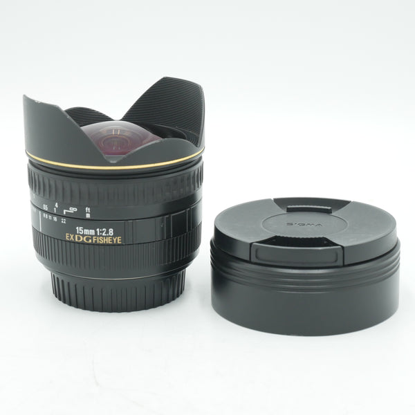 Sigma 15mm f/2.8 EX DG Diagonal Fisheye Lens for Canon EF *USED*