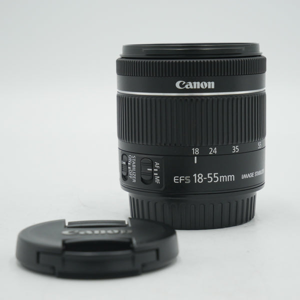 Canon EF-S 18-55mm f/3.5-5.6 IS STM Lens *USED*