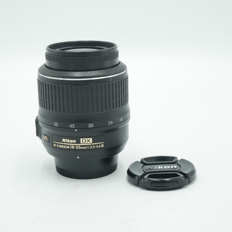 Nikon AF-S DX NIKKOR 18-55mm f/3.5-5.6G VR Lens *USED*