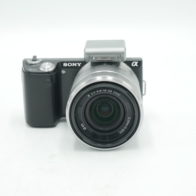 Sony Alpha NEX-5N Digital Camera (Black) w/18-55mm Lens*USED*