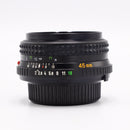 Minolta MD ROKKOR-X 45mm f/2 Lens for Minolta MD *USED*