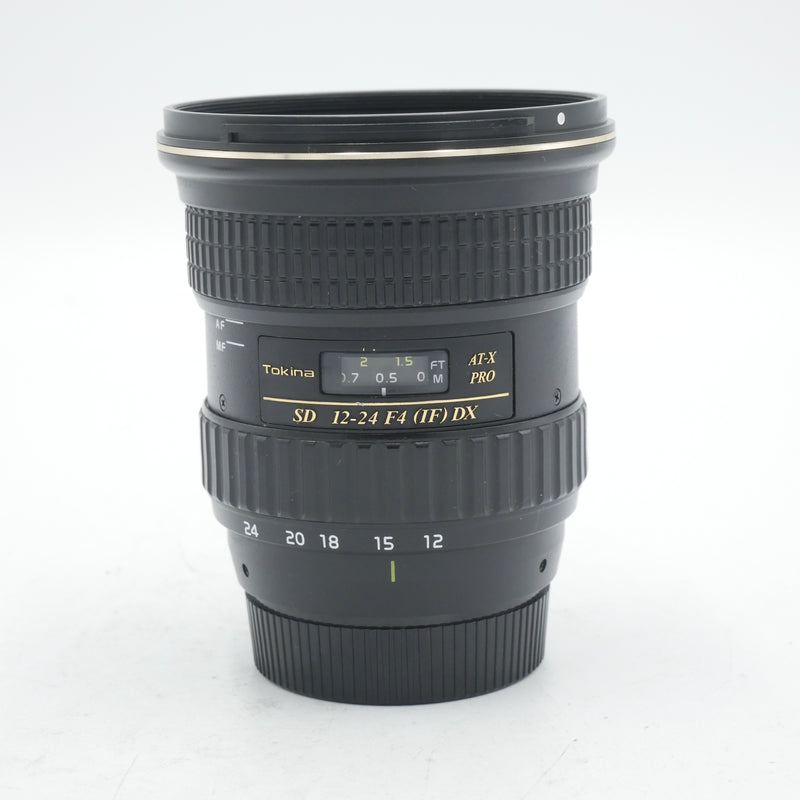 Tokina 12-24mm f/4 AT-X 124 AF Pro DX Lens For Nikon F *USED*