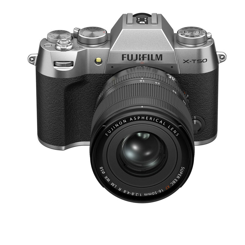 FUJIFILM X-T50 Mirrorless Camera with XF 16-50mm f/2.8-4.8 Lens (Silver)