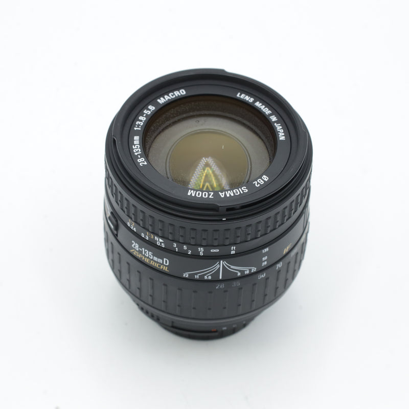 Sigma 28-135mm f/3.8-5.6 Aspherical D Macro Lens for Nikon F *USED*