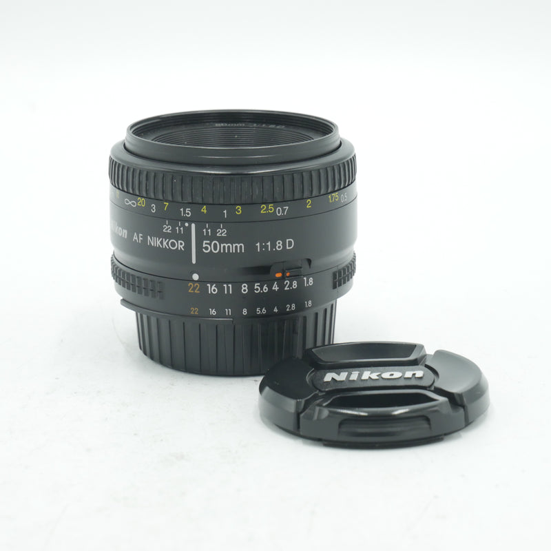 Nikon AF NIKKOR 50mm f/1.8D Lens USED