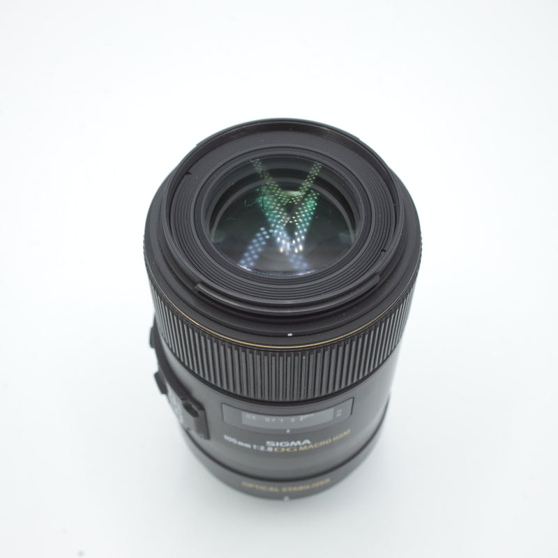 Sigma 105mm f/2.8 EX DG OS HSM Macro Lens for Nikon F *USED*