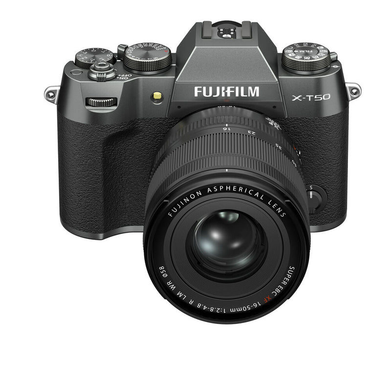 FUJIFILM X-T50 Mirrorless Camera with XF 16-50mm f/2.8-4.8 Lens (Charcoal Silver)