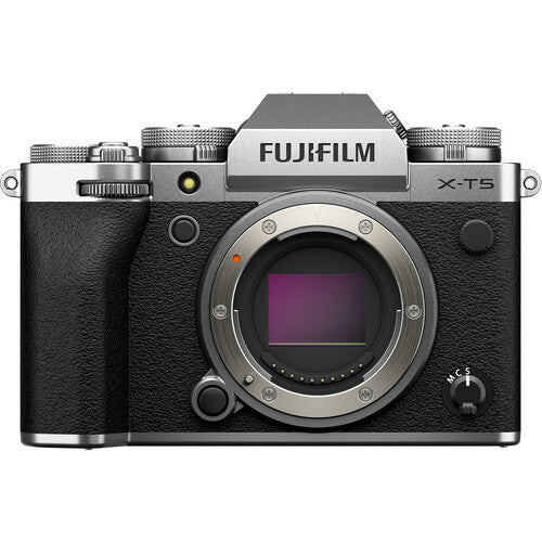 FUJIFILM X-T5 Mirrorless Camera (Silver) Bundle with Tamron 11-20MM F/2.8 DI III-A RXD for Fujifilm X Bundle with Additional Accessories | USA Warranty