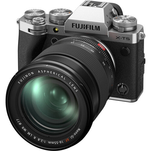 FUJIFILM X-T5 Mirrorless Camera (Silver) Bundle with Tamron 18-300mm f/3.5-6.3 Di III-A VC VXD Lens for Fujifilm X Bundle with Additional Accessories | USA Warranty