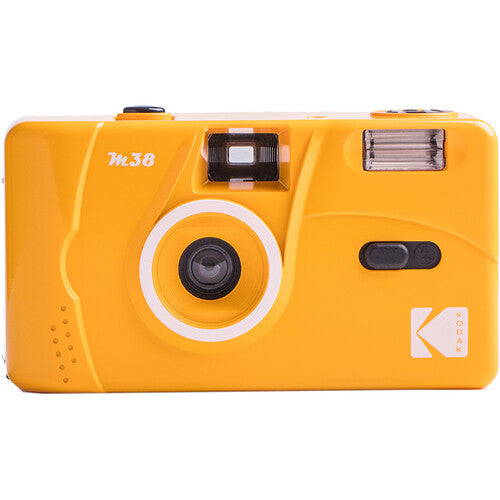 Kodak M38 35mm Film Camera with Flash (Kodak Yellow)