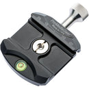 Pro Media Gear Arca-Swiss Type QR Clamp with 1/4" Hardened Thread Insert with Bubble Level (60mm wide)