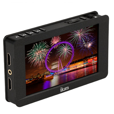 Ikan 5" 4k Support HDMI On-Camera Field Monitor w- Touch Screen