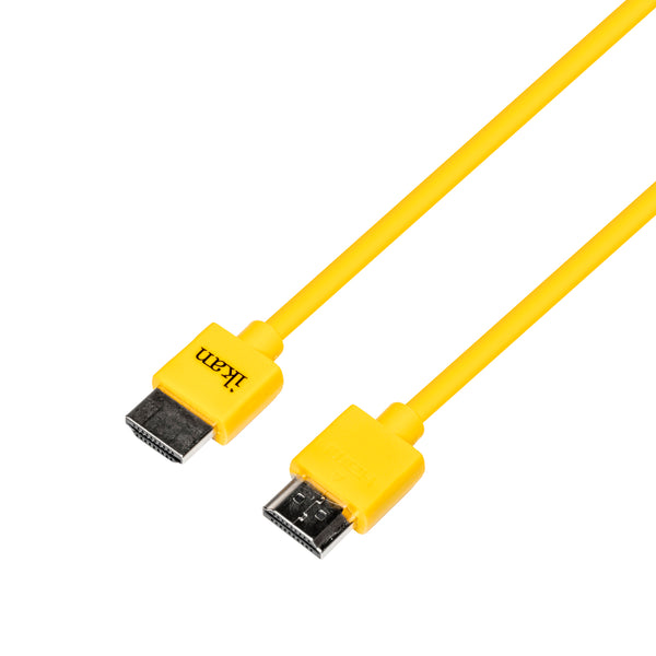 Ikan slim HDMI cable with HD 4K support 1.5ft