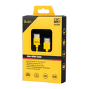 Ikan slim HDMI cable with HD 4K support 1.5ft