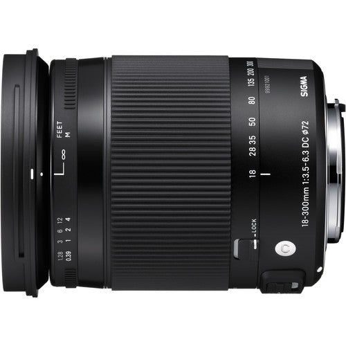 Sigma 18-300mm f/3.5-6.3 Contemporary DC Macro OS HSM Lens for Nikon