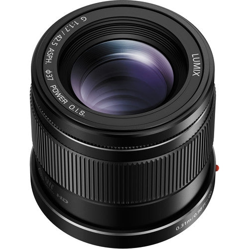 Panasonic LUMIX G 42.5mm f/1.7 Asph. Power O.I.S. Lens for Micro Four