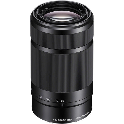 Sony 55-210mm f/4.5-6.3 E-Mount Telephoto Zoom Lens - BLACK
