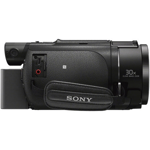 HD Sony - Camcorder Video FDRAX53-B Black Recording 4K