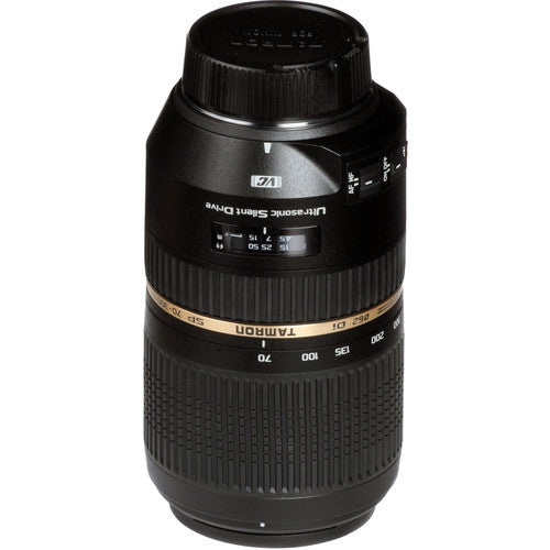Tamron SP 70-300mm f/4-5.6 Di VC USD Lens w- hood for Nikon with BIM