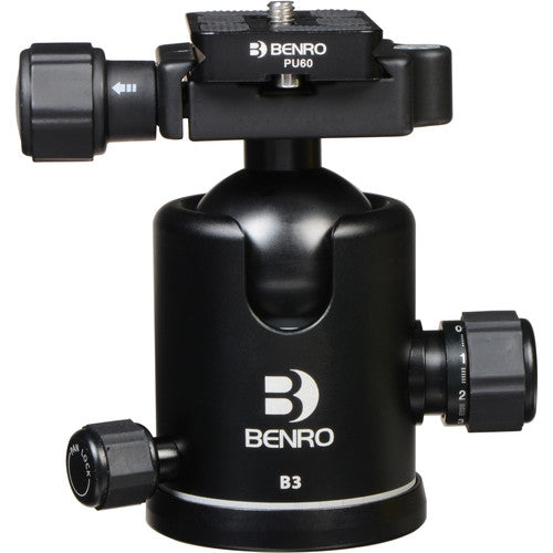 Buy Benro B3 Triple Action Ballhead with PU70 Plate
