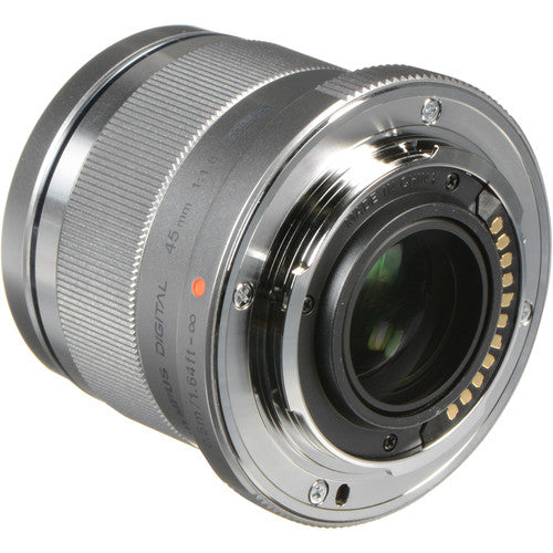 Olympus M.Zuiko 45mm f/1.8 Lens - Silver