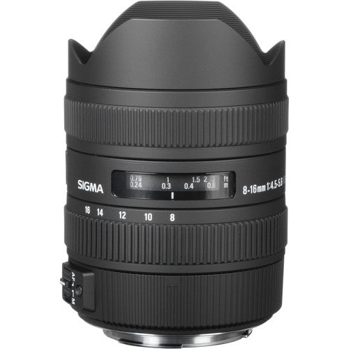 Sigma 8-16mm f/4.5-5.6 DC HSM Ultra-Wide Zoom Lens for Select Canon EOS SLRs - 203101