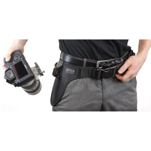 thumbnail image 2 of SpiderPro Medium Lens Pouch - Holds 24-70mm Lens With Hood Attached, Cordura & Neoprene, Built-in Rain Cover & Lens Cap Tether 2 of 9