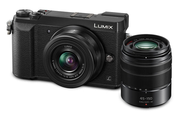 Panasonic LUMIX GX85 Mirrorless Camera, with 12-32mm and 45-150mm Lenses