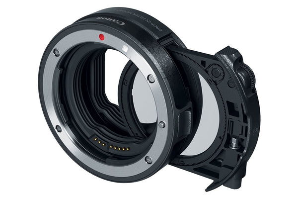 Canon Drop-in Filter Mount Adapter EF-EOS R with Circular Polarizing Filter A