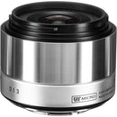 Sigma 19mm f/2.8 EX DN ART Lens (Silver) for Panasonic Micro 4-3 Mount