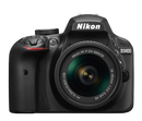 Nikon  D3400 (Black) 2 lens kit - AF-P 18-55 VR & AF-P 70-300 Camera Kit - 1573