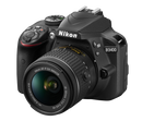 Nikon  D3400 (Black) 2 lens kit - AF-P 18-55 VR & AF-P 70-300 Camera Kit - 1573