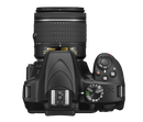 Nikon  D3400 (Black) 2 lens kit - AF-P 18-55 VR & AF-P 70-300 Camera Kit - 1573