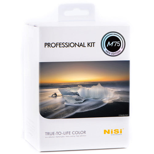 NiSi 75mm Professional Kit with M75 Filter Holder, Enhanced Landscape CPL & 5 ND-GND Filters