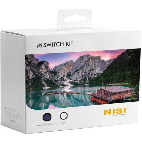 NiSi V6 Switch Kit 100mm Filter Holder with Enhanced Landscape CPL & Switch