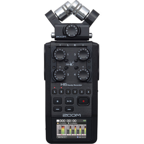 Zoom H6 Handy Recorder All Black