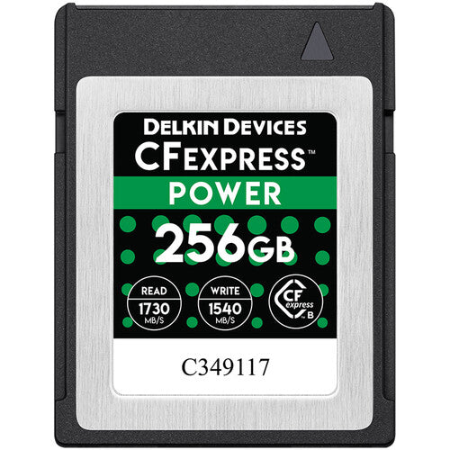 Delkin Devices 256GB CFexpress Power Memory Card