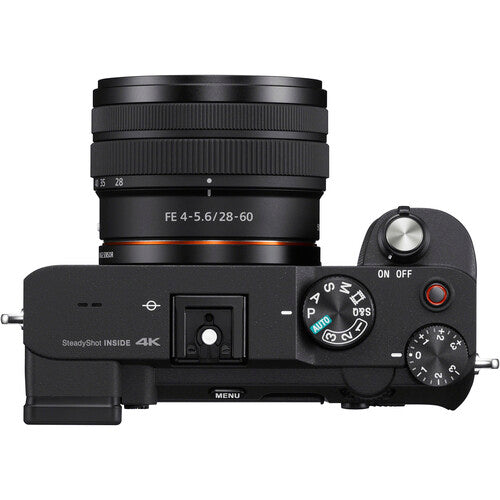 Buy Sony Alpha a7C Mirrorless Digital Camera with 28-60mm Lens Black top