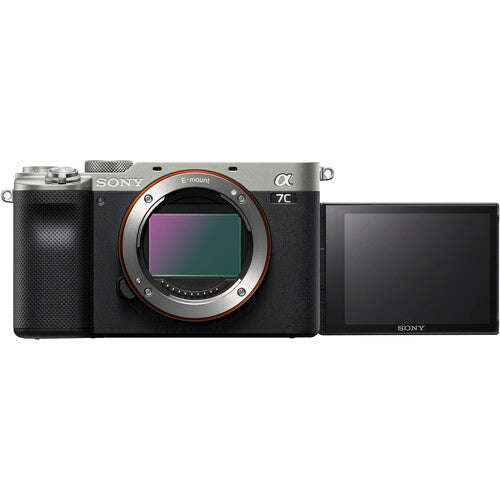 Buy Sony Alpha a7C Mirrorless Digital Camera silver front