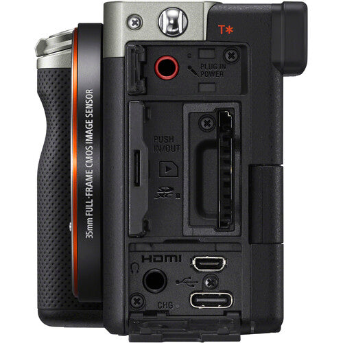 Buy Sony Alpha a7C Mirrorless Digital Camera silver side