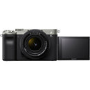 Buy Sony Alpha a7C Mirrorless Digital Camera with 28-60mm Lens Silver front