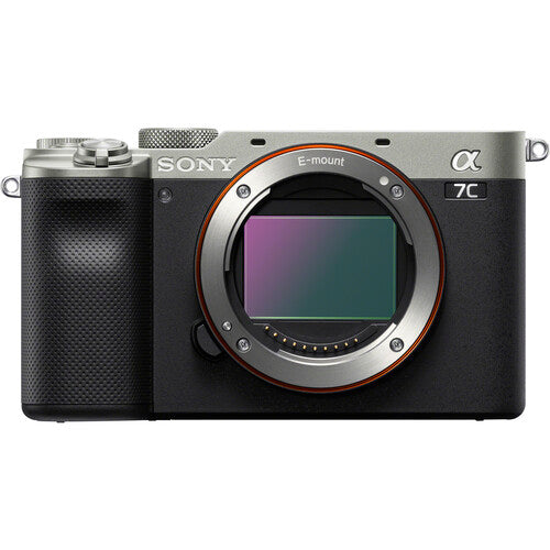 Buy Sony Alpha a7C Mirrorless Digital Camera silver front
